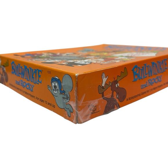 NOB Vintage 1988 "BULLWINKLE AND ROCKY Role Playing Party Game" SEALED OPEN BOX - Picture 7 of 16